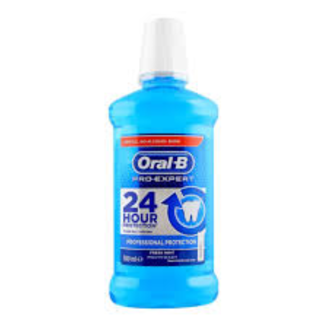 ORAL-B FRESH MINT MOUTH WASH 500ML
